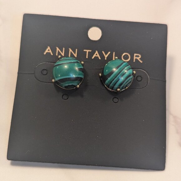 Ann Taylor Marbleized Ball Stud Earrings - Picture 3 of 5